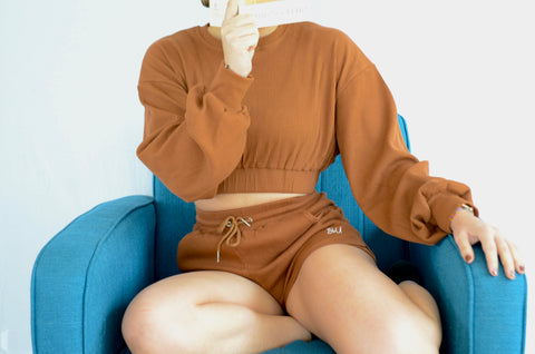 BROWN LOUNGEWEAR SET